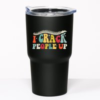 Retro Chiropractic Groovy Spinal Cord Chiropractor Funny Tumbler