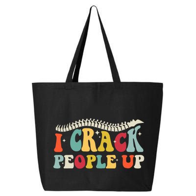 Retro Chiropractic Groovy Spinal Cord Chiropractor Funny 25L Jumbo Tote