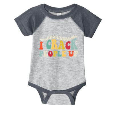 Retro Chiropractic Groovy Spinal Cord Chiropractor Funny Infant Baby Jersey Bodysuit