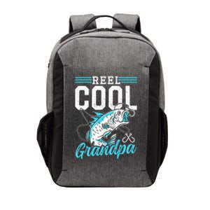 Reel Cool Grandpa Fish Fisherman Fishing Sayings Fisher Vector Backpack