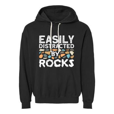 Rock Collector Geologist Rock Hound Geology Garment-Dyed Fleece Hoodie