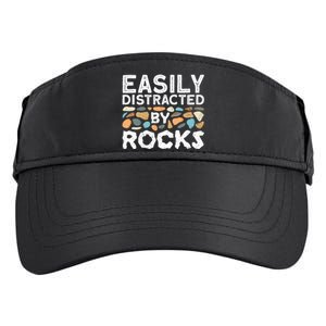 Rock Collector Geologist Rock Hound Geology Adult Drive Performance Visor