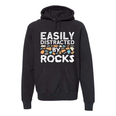 Rock Collector Geologist Rock Hound Geology Premium Hoodie