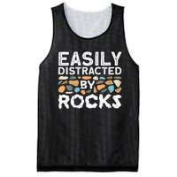 Rock Collector Geologist Rock Hound Geology Mesh Reversible Basketball Jersey Tank