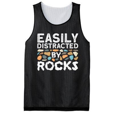 Rock Collector Geologist Rock Hound Geology Mesh Reversible Basketball Jersey Tank