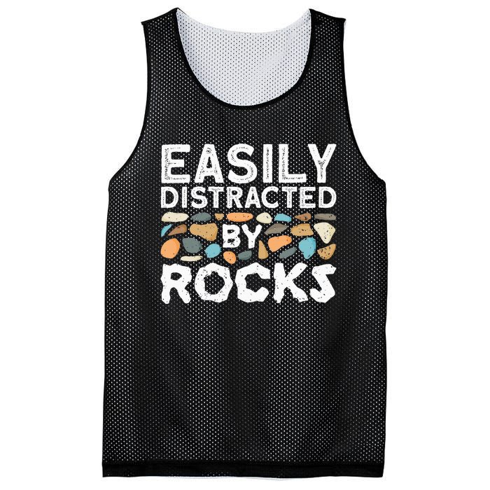 Rock Collector Geologist Rock Hound Geology Mesh Reversible Basketball Jersey Tank