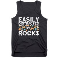 Rock Collector Geologist Rock Hound Geology Tank Top