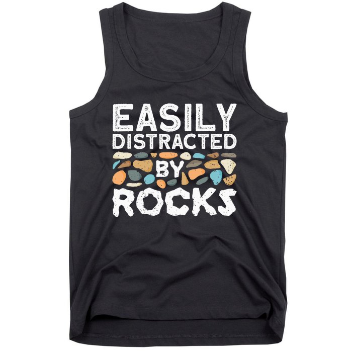 Rock Collector Geologist Rock Hound Geology Tank Top