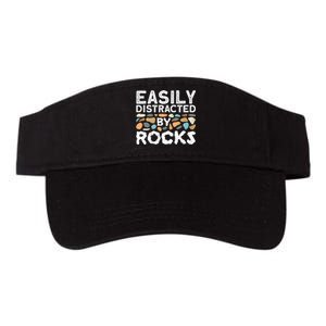 Rock Collector Geologist Rock Hound Geology Valucap Bio-Washed Visor