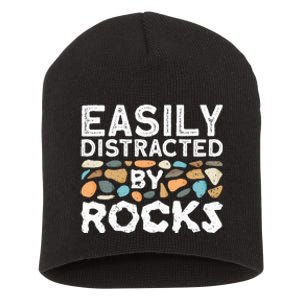 Rock Collector Geologist Rock Hound Geology Short Acrylic Beanie