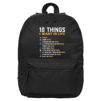 Rock Collector Geologist Joke For Geode Hunter Rockhounding 16 in Basic Backpack