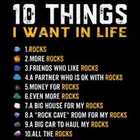Rock Collector Geologist Joke For Geode Hunter Rockhounding 16 in Basic Backpack
