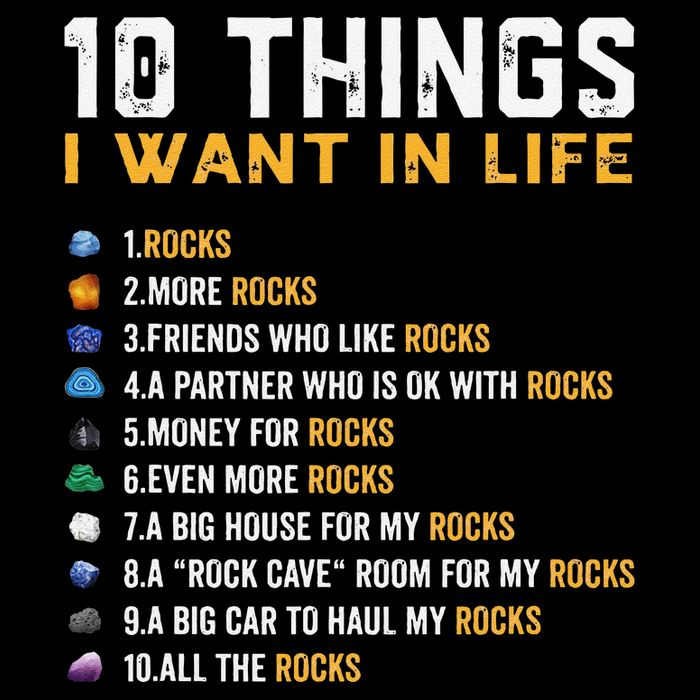 Rock Collector Geologist Joke For Geode Hunter Rockhounding 16 in Basic Backpack
