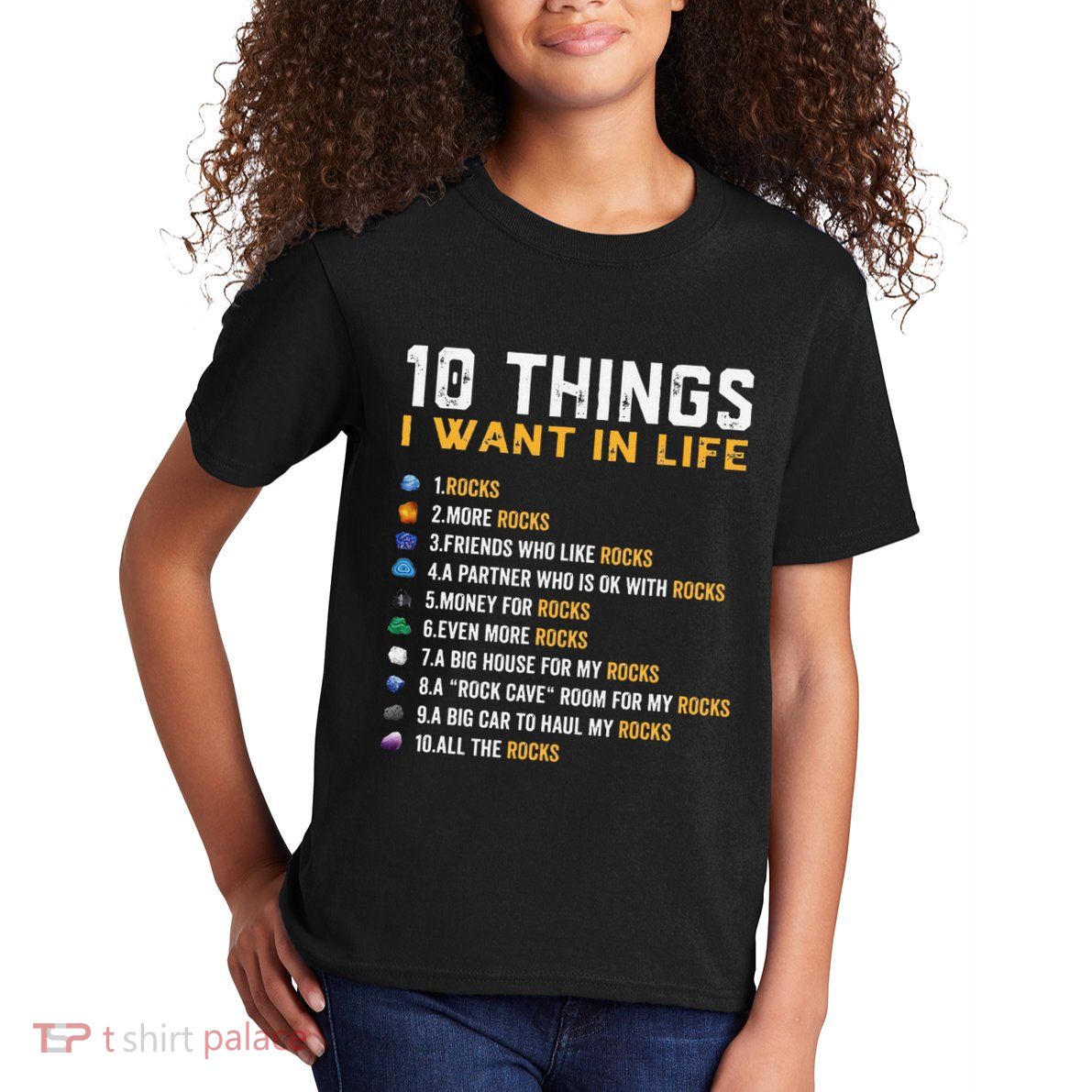 Rock Collector Geologist Joke For Geode Hunter Rockhounding Kids T-Shirt