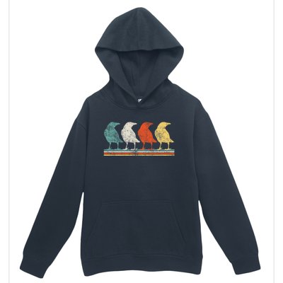 Retro Crow Gifts Urban Pullover Hoodie