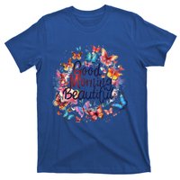 Rainbow Colored Good Morning Beautiful Monarch Butterflies Gift T-Shirt