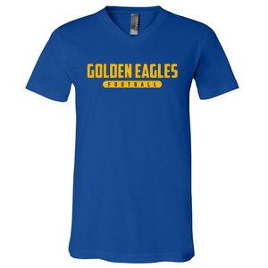 Rhea County Golden Eagles Football V-Neck T-Shirt