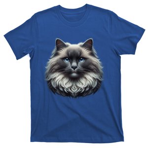 Ragdoll Cameaningful Gift Cat Face Cute Cat Lover Cat Mom Dad Art Cool Gift T-Shirt