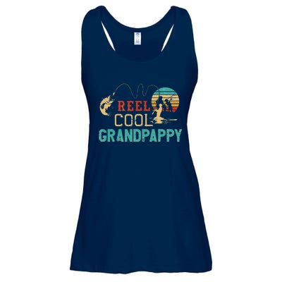 Reel Cool Grandpappy Vintage Funny Fishing Rod Gift Grandpa Ladies Essential Flowy Tank