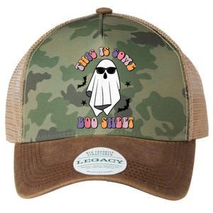 Retro Cute Ghost Halloween This Is Some Boo Sheet Wo  Legacy Tie Dye Trucker Hat