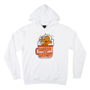 Retro Christmas Gingerbread Merry And Bright Christmas Hoodie