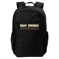 Retro California Gifts Souvenirs Vintage Palm Springs Ca Daily Commute Backpack