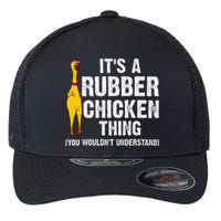 Rubber Chicken Gift Rubber Chicken Costume Flexfit Unipanel Trucker Cap