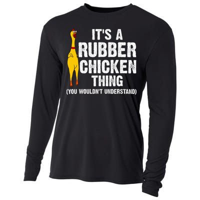 Rubber Chicken Gift Rubber Chicken Costume Cooling Performance Long Sleeve Crew