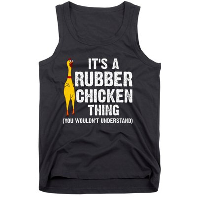 Rubber Chicken Gift Rubber Chicken Costume Tank Top