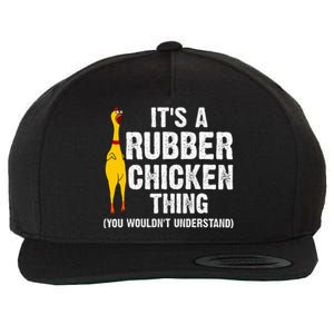 Rubber Chicken Gift Rubber Chicken Costume Wool Snapback Cap