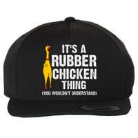 Rubber Chicken Gift Rubber Chicken Costume Wool Snapback Cap