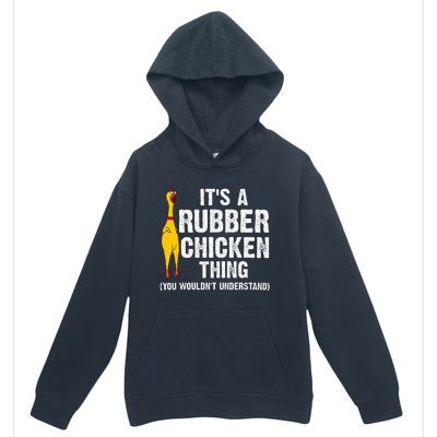 Rubber Chicken Gift Rubber Chicken Costume Urban Pullover Hoodie