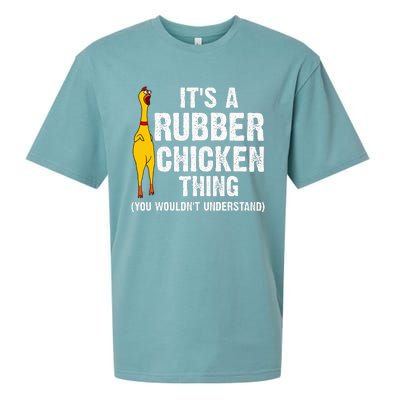 Rubber Chicken Gift Rubber Chicken Costume Sueded Cloud Jersey T-Shirt