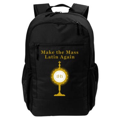 Roman Catholic Gift Make The Mass Latin Again Daily Commute Backpack