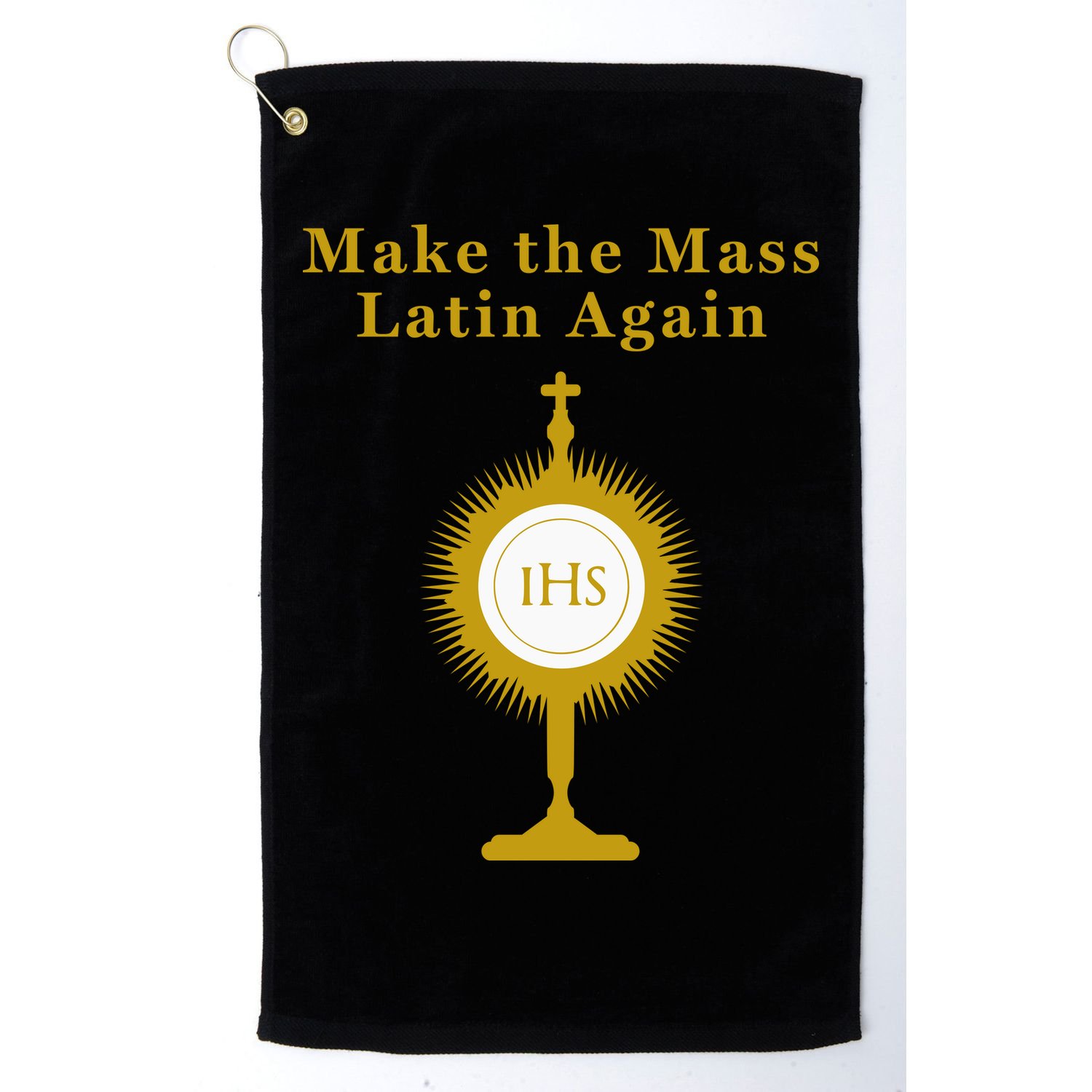 Roman Catholic Gift Make The Mass Latin Again Golf Towel