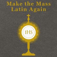 Roman Catholic Gift Make The Mass Latin Again Cotton Canvas Backpack