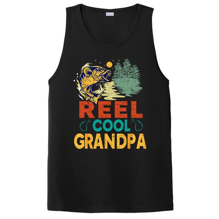 Reel Cool Grandpa Fishing Fun Fathers Day Fishermen PosiCharge Competitor Tank