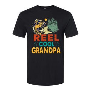 Reel Cool Grandpa Fishing Fun Fathers Day Fishermen Softstyle CVC T-Shirt