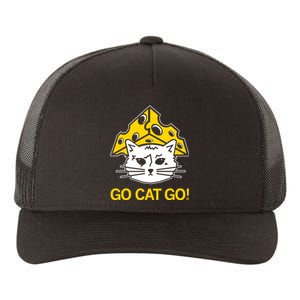 Raygunshirts Cheesehead Gary Go Cat Go Yupoong Adult 5-Panel Trucker Hat