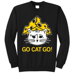 Raygunshirts Cheesehead Gary Go Cat Go Sweatshirt