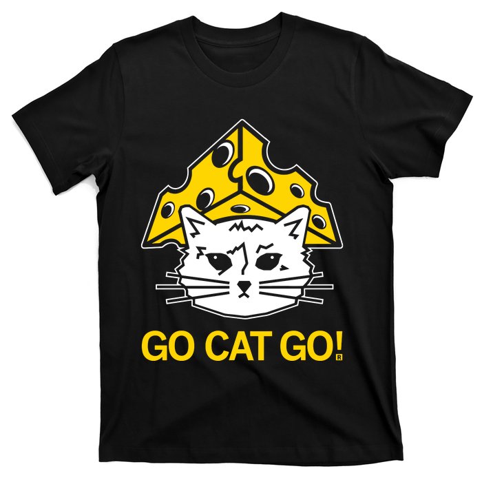 Raygunshirts Cheesehead Gary Go Cat Go T-Shirt