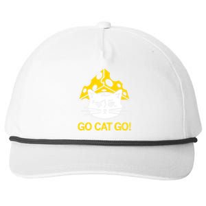 Raygunshirts Cheesehead Gary Go Cat Go Snapback Five-Panel Rope Hat