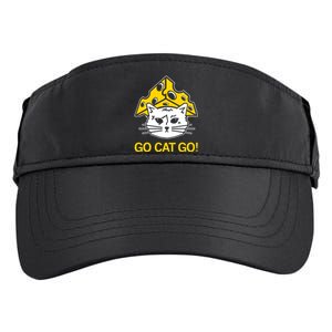 Raygunshirts Cheesehead Gary Go Cat Go Adult Drive Performance Visor