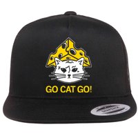 Raygunshirts Cheesehead Gary Go Cat Go Flat Bill Trucker Hat