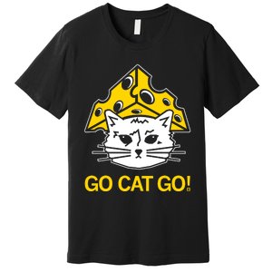 Raygunshirts Cheesehead Gary Go Cat Go Premium T-Shirt