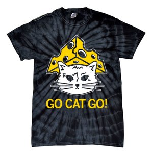 Raygunshirts Cheesehead Gary Go Cat Go Tie-Dye T-Shirt