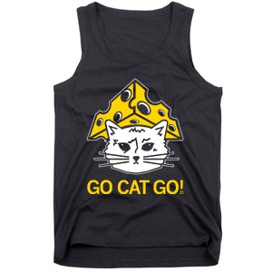 Raygunshirts Cheesehead Gary Go Cat Go Tank Top