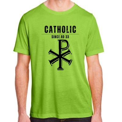 Roman Catholic Gift Since AD 33 Adult ChromaSoft Performance T-Shirt