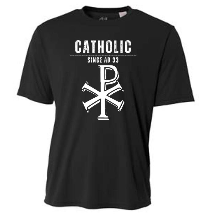 Roman Catholic Gift Since AD 33 Cooling Performance Crew T-Shirt