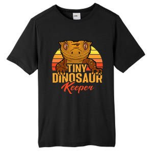 Retro Crested Gecko Tiny Dinosaur Keeper Herpetologist Tall Fusion ChromaSoft Performance T-Shirt